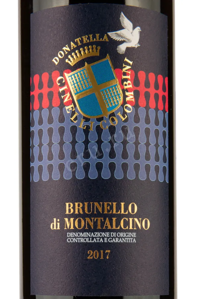 Этикетка Donatella Cinelli Colombini Brunello di Montalchino 2017 0.75 л