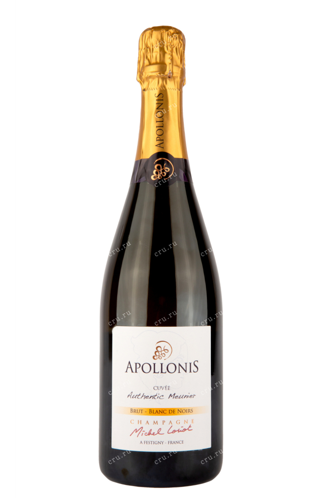 Шампанское Apollonis Cuvee Authentic Meunier 2018 0.75 л