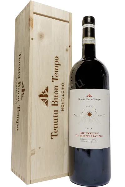Вино Tenuta Buon Tempo Brunello di Montalcino DOCG gift box 2018 1.5 л