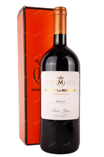 Вино Marques de Murrieta Reserva gift box 2016 1.5 л
