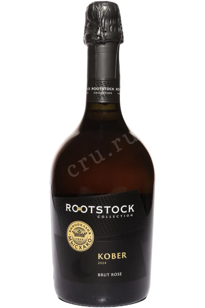 Игристое вино Мысхако Рутсток Кобер Брют Розе 2024 0.75 л