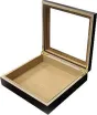 Humidor Aficionado Chateau Glasstop Black 20 Cigars