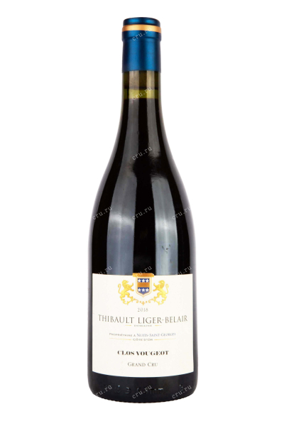 Вино Domaine Thibault Liger-Belair Clos Vougeot Grand Cru 2018 0.75 л
