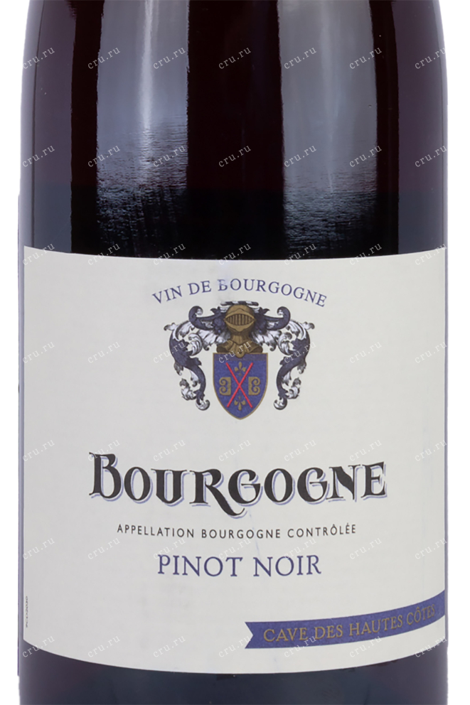 Этикетка Bourgogne Pinot Noir 2021 0.75 л