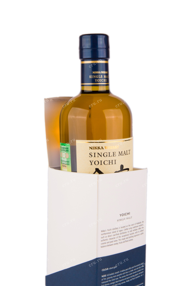 Бутылка виски Nikka Single Malt Yoichi 0.7 в подарочной коробке