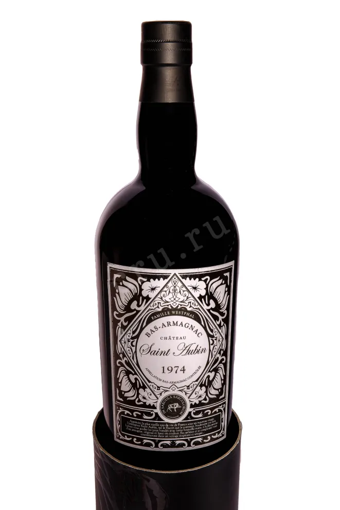 В тубе Saint Aubin Bas-Armagnac in tube 1974 0.7 л