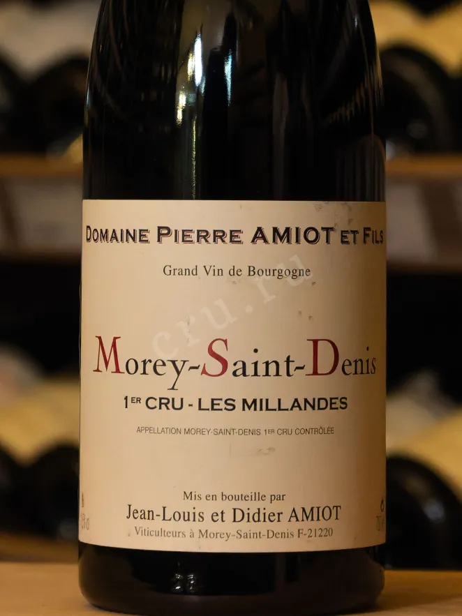 В магазине Крю Профи Morey-Saint-Denis Premier Cru Les Millandes AOC Domaine Pierre Amiot et Fils 2016 0.75 л