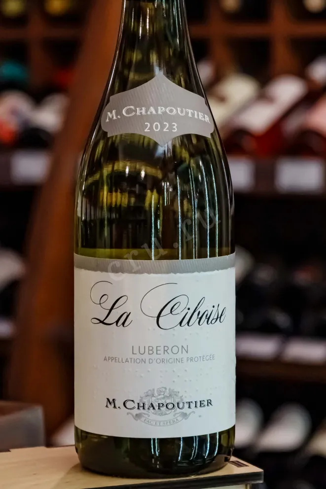 В магазине Крю Профи M. Chapoutier La Ciboise Luberon Blanc AOC 2023 0.75 л