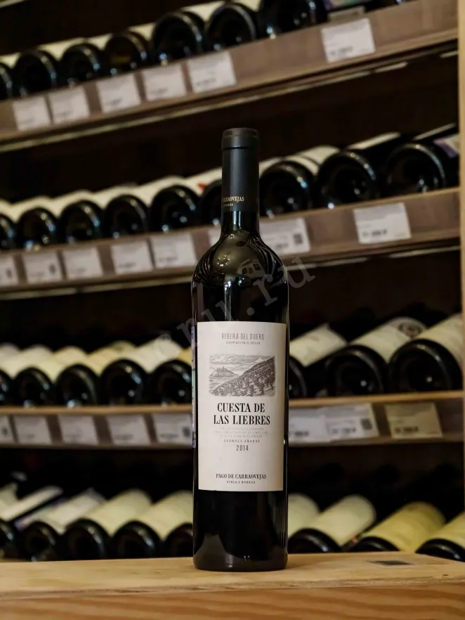 В магазине Крю Профи Pago de Carraovejas Cuesta de Las Liebres Ribera del Duero DO 2014 0.75 л