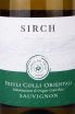 Этикетка Sirch Sauvignon 2022 0.75 л