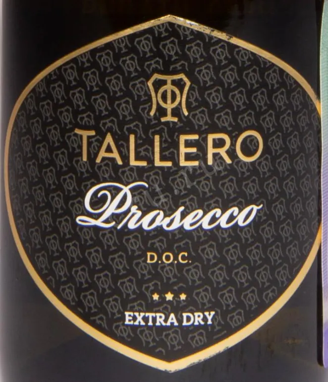 Этикетка Tallero Prosecco Extra Dry DOC 2023 0.2 л