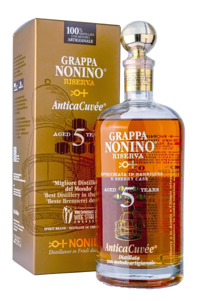 Граппа Nonino Riserva Antica Cuvee in gift box  0.7 л