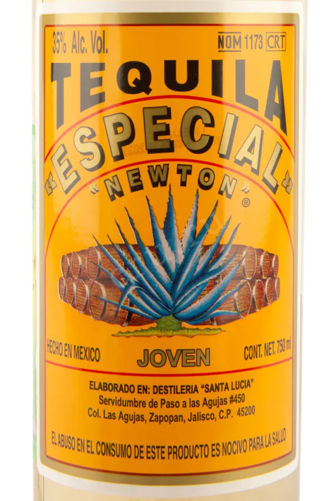 Этикетка Especial Newton Joven 0.75 л