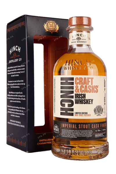 Виски Hinch Irish Whiskey Craft & Casks Imperial Stout Cask Finish in gift box  0.7 л