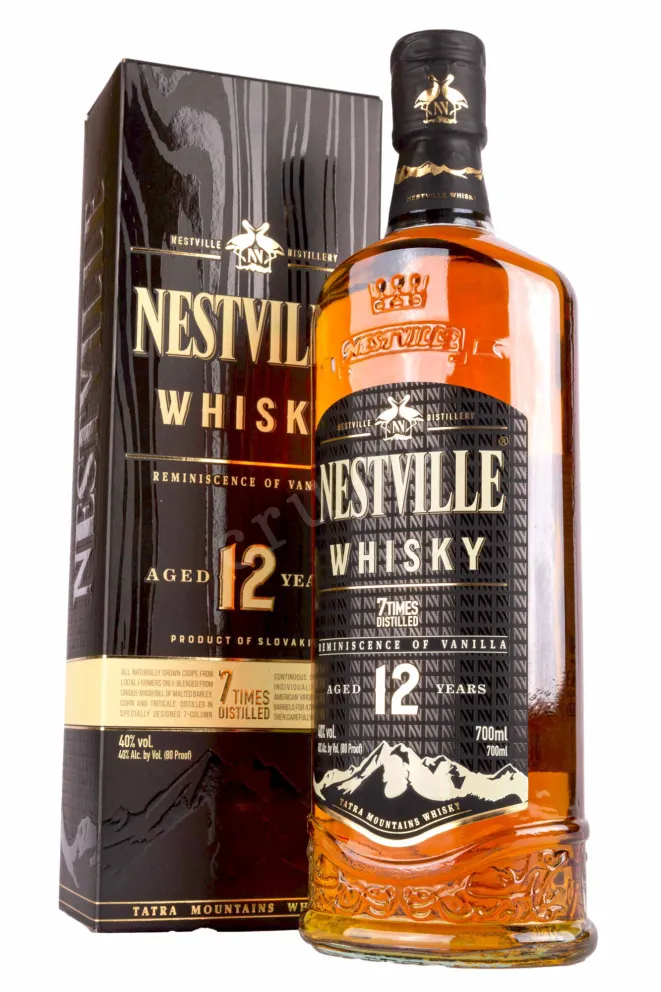 Виски Nestville 12 years old gift box  0.7 л