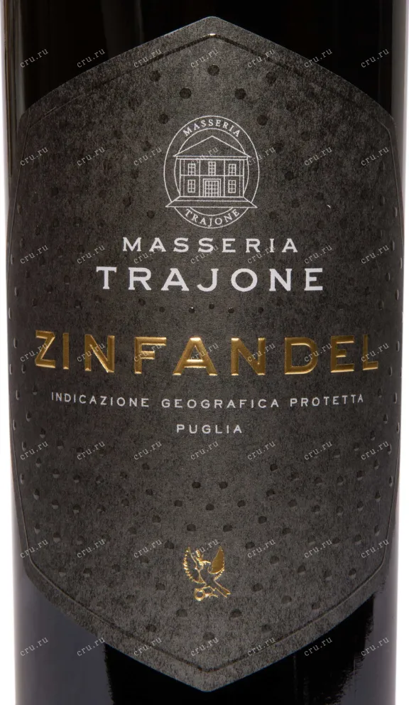 Этикетка Zinfandel Masseria Trajone IGP 2022 0.75 л