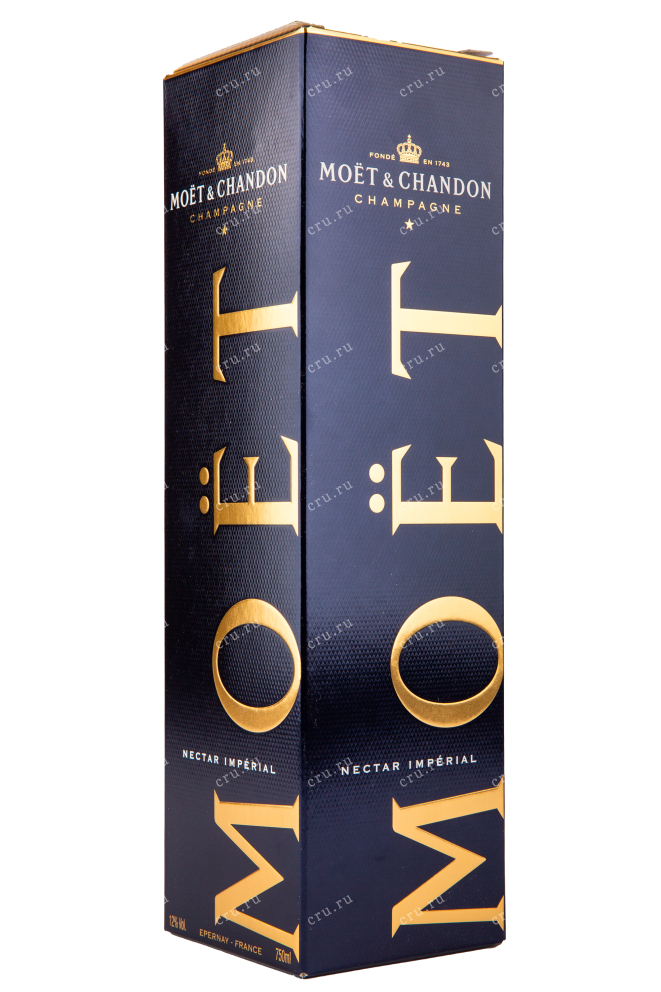 Подарочная коробка игристого вина Moet & Chandon Nectar Imperial 0.75 л