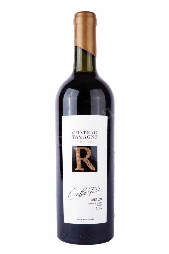 Вино Шато Тамань Резерв Коллекционное Мерло 2015 0.75 л