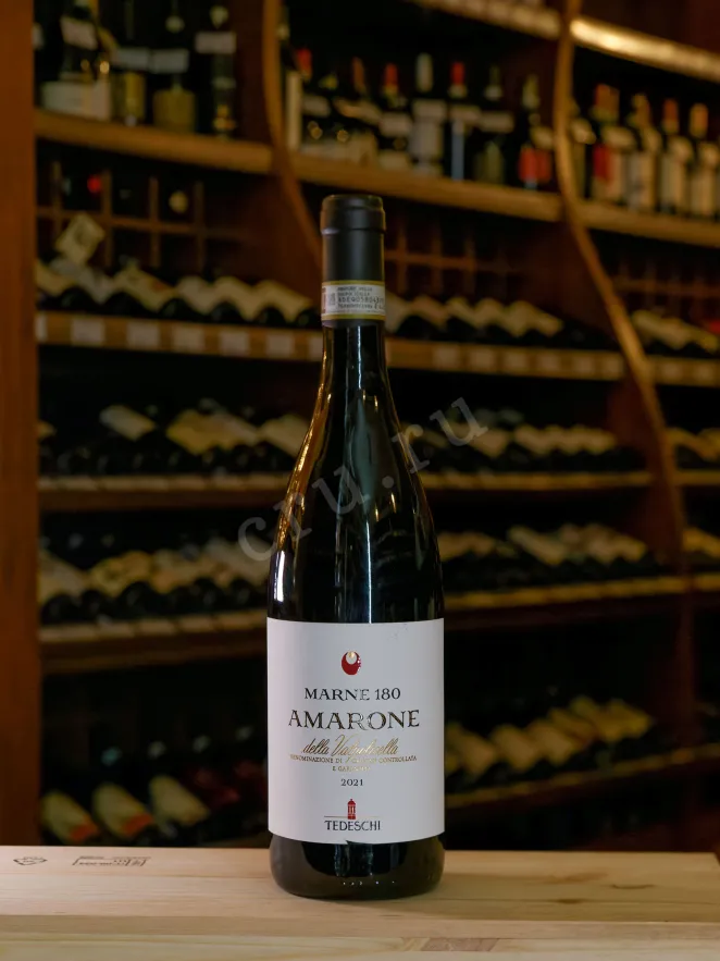 В магазине Крю Профи Tedeschi Marne 180 Amarone della Valpolicella DOCG 2021 0.75 л