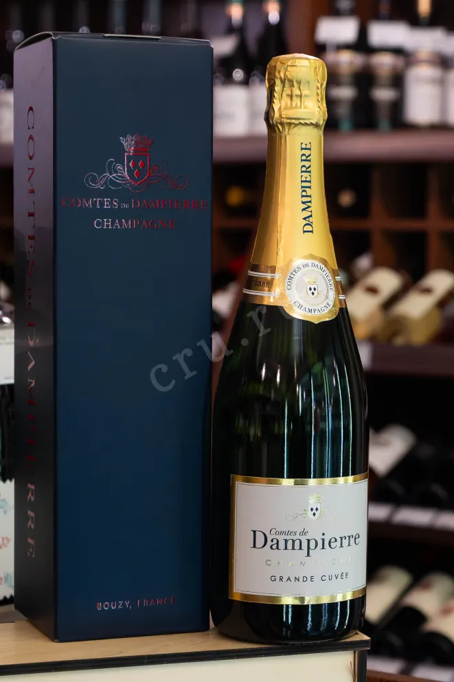 В магазине Крю Профи Comte Audoin de Dampierre Grande Cuvee with gift box 2016 0.75 л