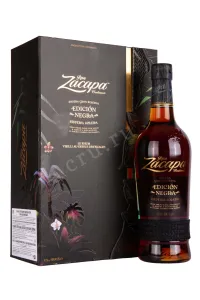 Ром Zacapa Centenario Edicion Negra in gift box + 2 glasses  0.7 л