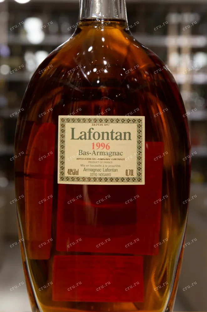 Этикетка Lafontan 1996 0.7 л