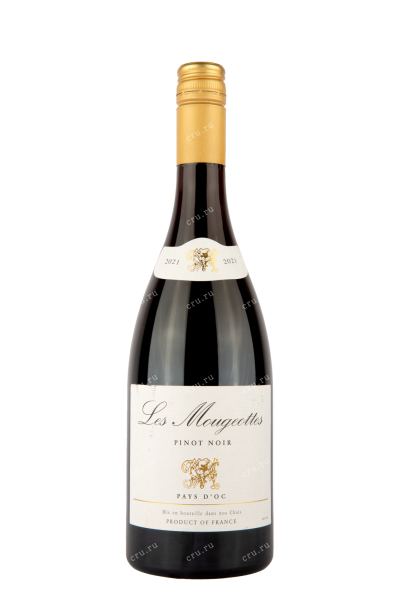Вино Les Mougeottes Pinot Noir Pays d'Oc IGP 2021 0.75 л