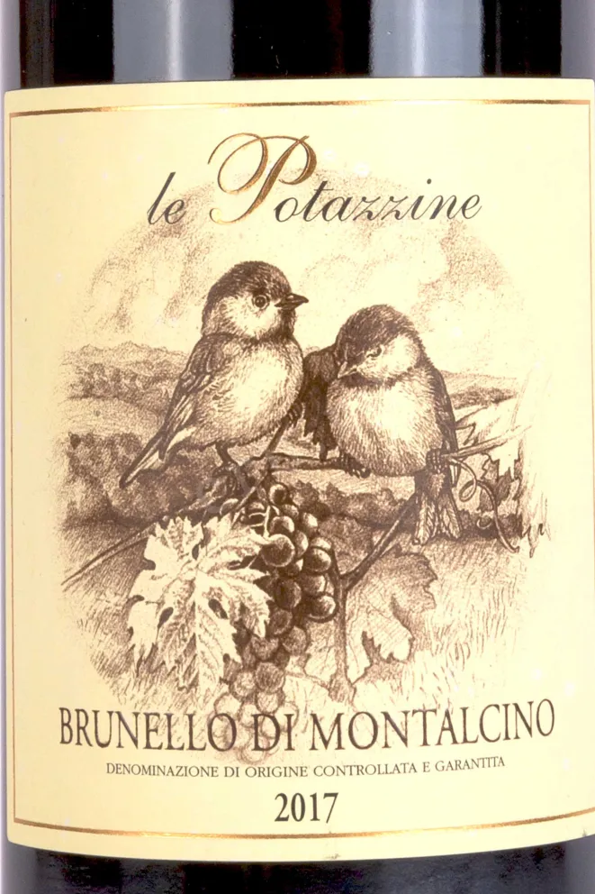 Этикетка Le Potazzine Brunello di Montalcino 2017 0.75 л