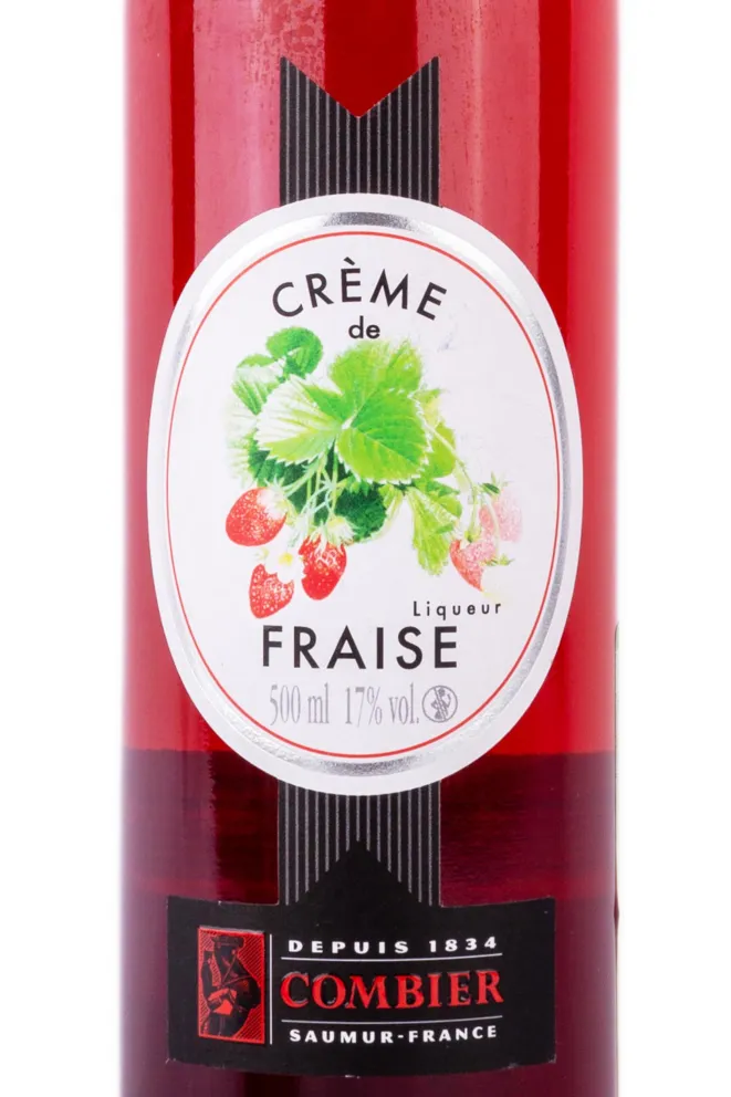 Этикетка Creme de Fraise 0.5 л