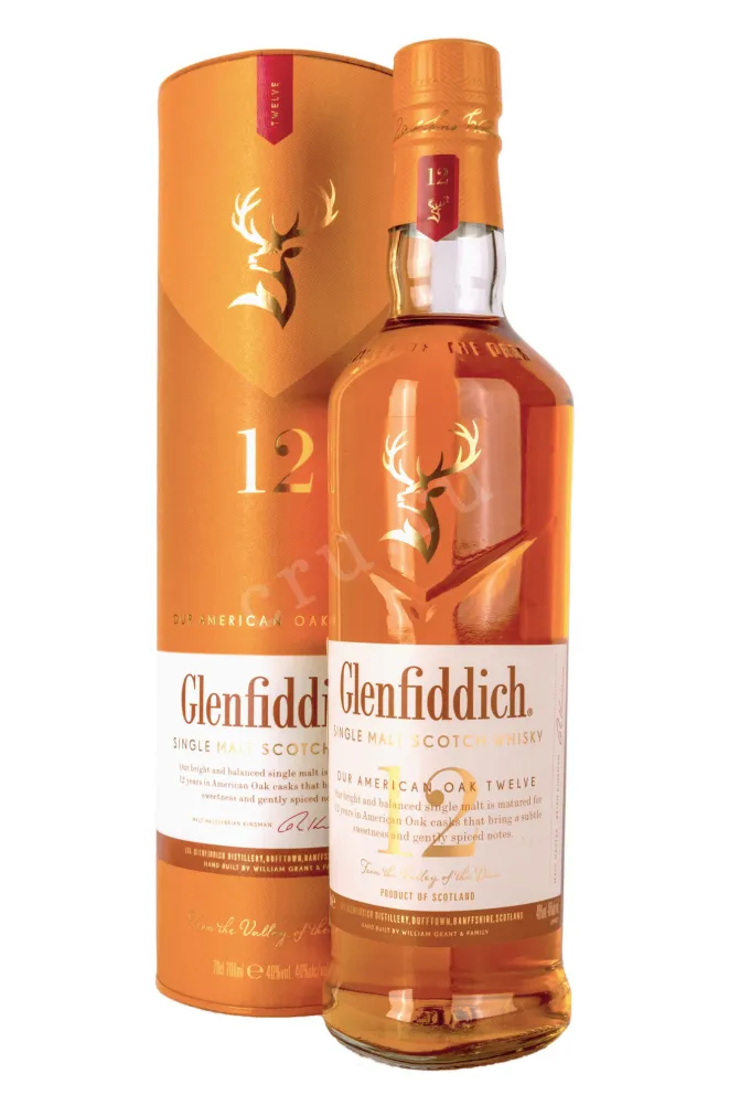 Виски Glenfiddich 12 years old in tube  0.7 л