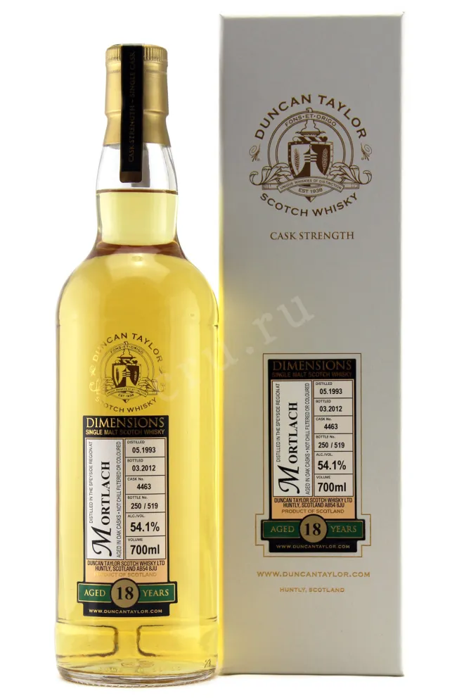 Виски Виски Duncan Taylor Glen Grant 18 years in gift box  0.7 л