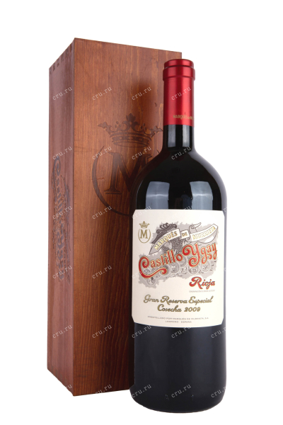 Вино Marques de Murrieta Castillo Ygay Gran Reserva Especial wooden box 2009 1.5 л