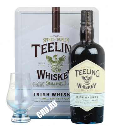 Виски Teeling Irish Whiskey Blend Gift Pack with 2 Glasses  0.7 л