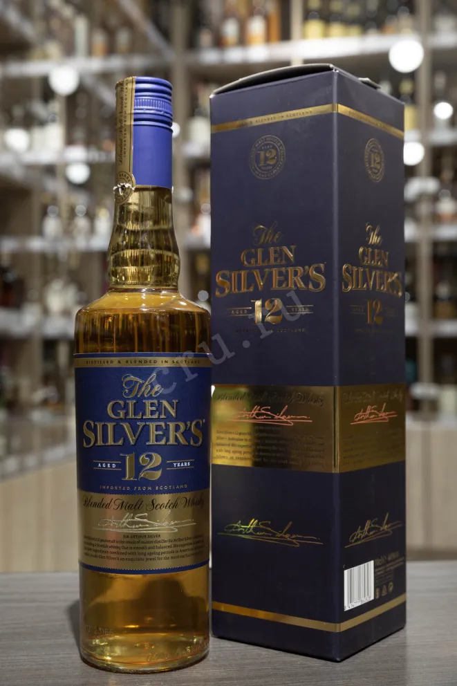 В магазине Крю Профи Glen Silver's 12 Years old gift box 0.7 л