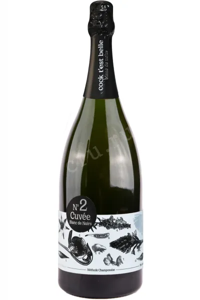 Игристое вино Кок т'э бэль Кюве № 2 Блан Де Нуар 2019 1.5 л