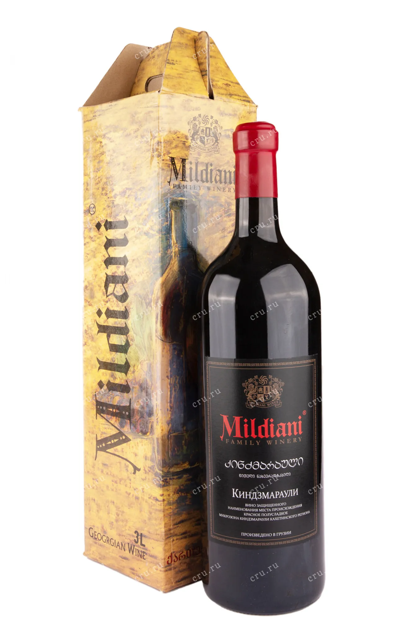 Фото — Вино Mildiani Kindzmarauli  3 л