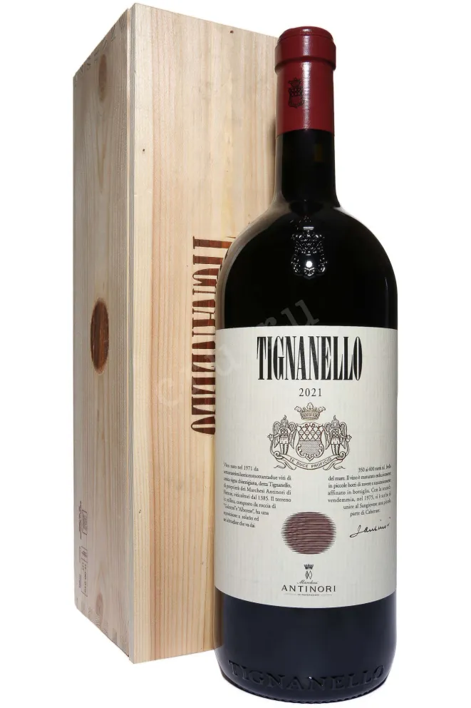 Вино Antinori Tignanello Tosacana IGT in wooden box 2021 1.5 л