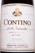 Этикетка Contino Garnacha 2019 0.75 л