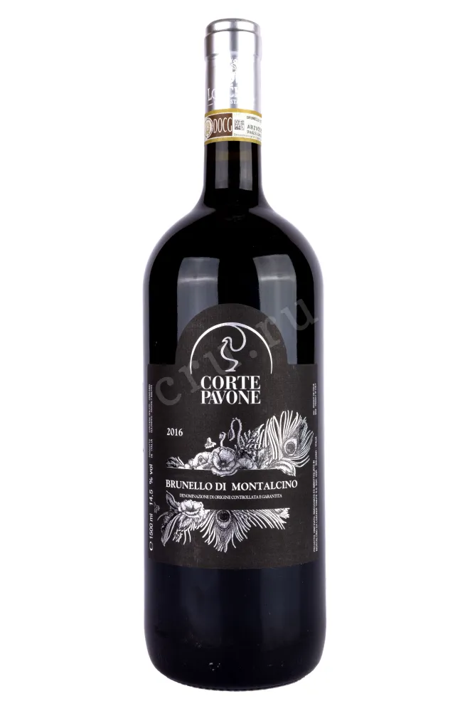 Бутылка Corte Pavone Brunello di Montalcino with wooden box 2016 1.5 л