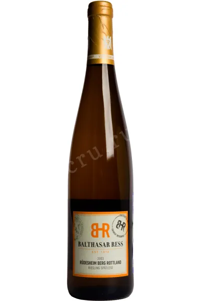 Вино Balthasar Ress Rudesheim Berg Rottland Riesling Spatlese Rheingau 2003 0.75 л