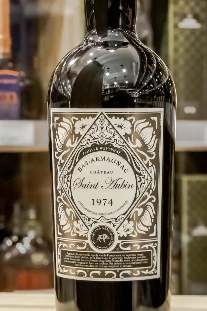 В магазине Крю Профи Saint Aubin Bas-Armagnac in tube 1974 0.7 л