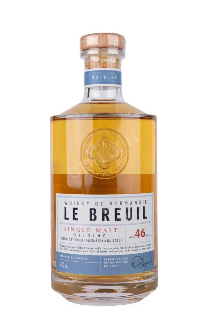 Бутылка Le Breuil Single Malt Origine gift box 0.7 л