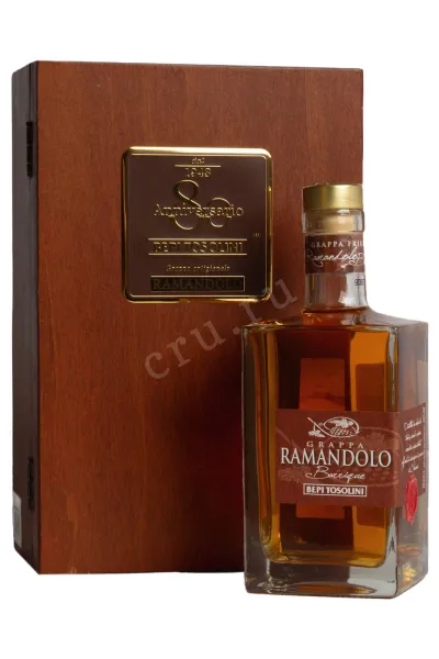 Граппа Bepi Tosolini Ramandolo Barrique Decanter in wooden box  0.7 л