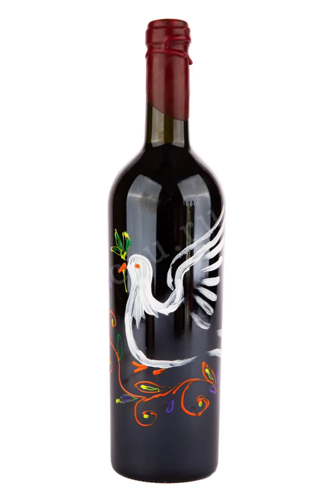 Бутылка вина Галерея от Гиневана Красное Полусухое 0.75 оборотная сторона