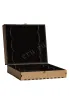 Gift White Wooden Box For Three Bordeaux Bottles