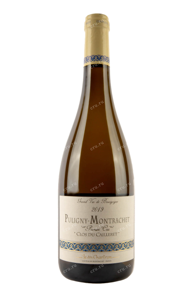 Вино Puligny-Montrachet Premier Cru Clos du Cailleret AOC Jean Chartron 2019 0.75 л
