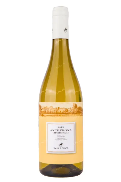 Вино Ancherona Chardonnay Toscana IGT 2019 0.75 л