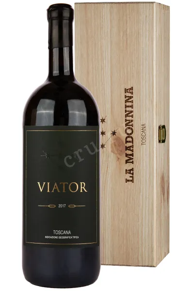 Вино La Madonnina Viator Toscana in Wooden Box 2017 1.5 л