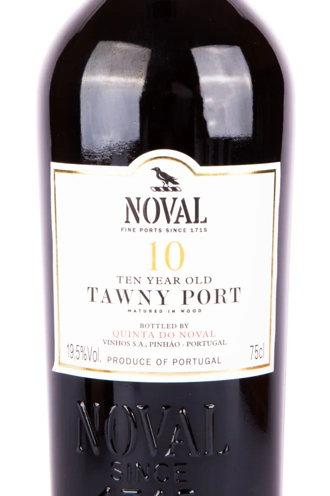 Этикетка портвейна Новаль 10 лет 0.75 л