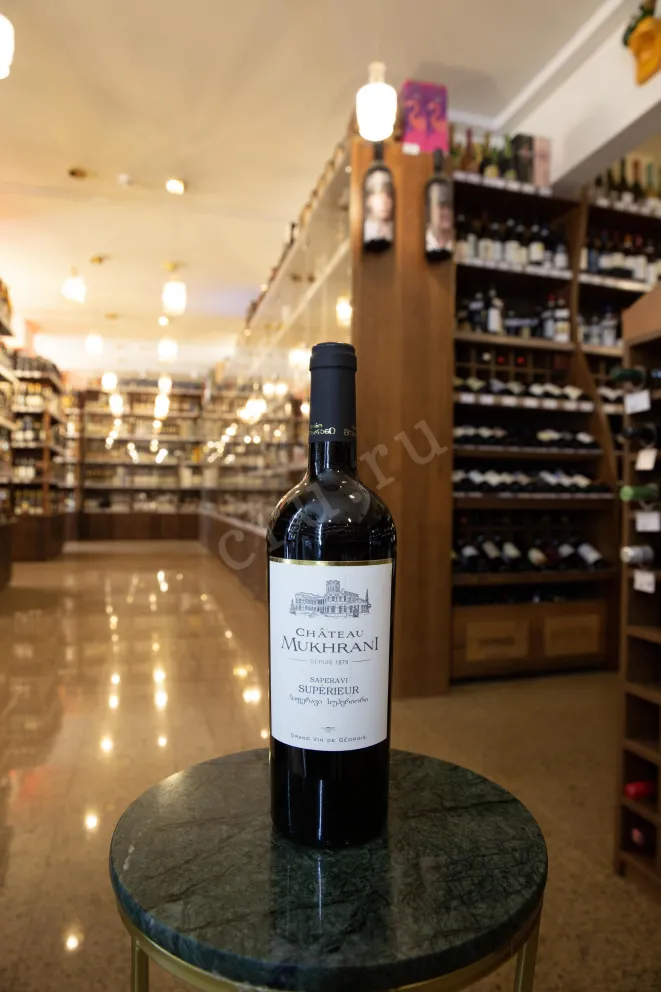 В магазине Крю Профи Chateau Mukhrani Saperavi Superieur 2022 0.75 л
